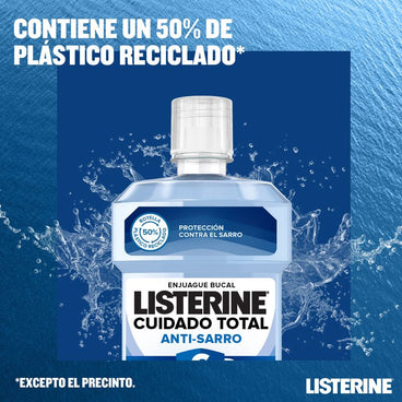 Listerine - Enjuague Bucal Antisarro Avanzado, 500 ml