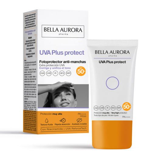 Bella Aurora  Fotoprotector Solar Anti-Manchas  Uva Plus Protect , 50 ml.