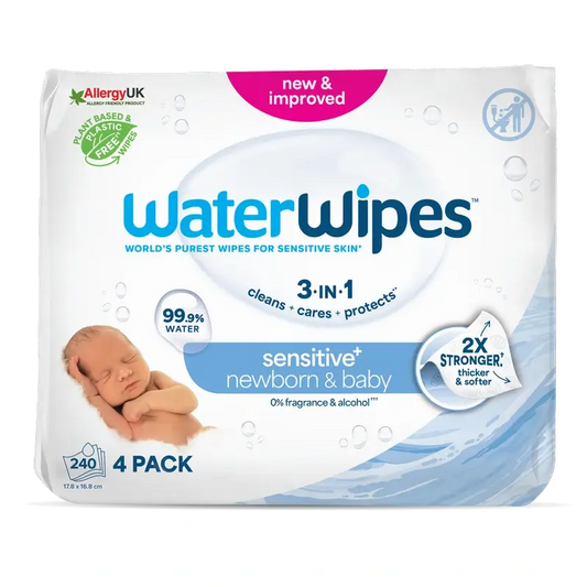 Waterwipes Toallitas Bebé Biodegradables 4x60, 240 unidades