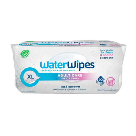 Waterwipes Toallitas Adultos Pack, 3 X 30 Unidades