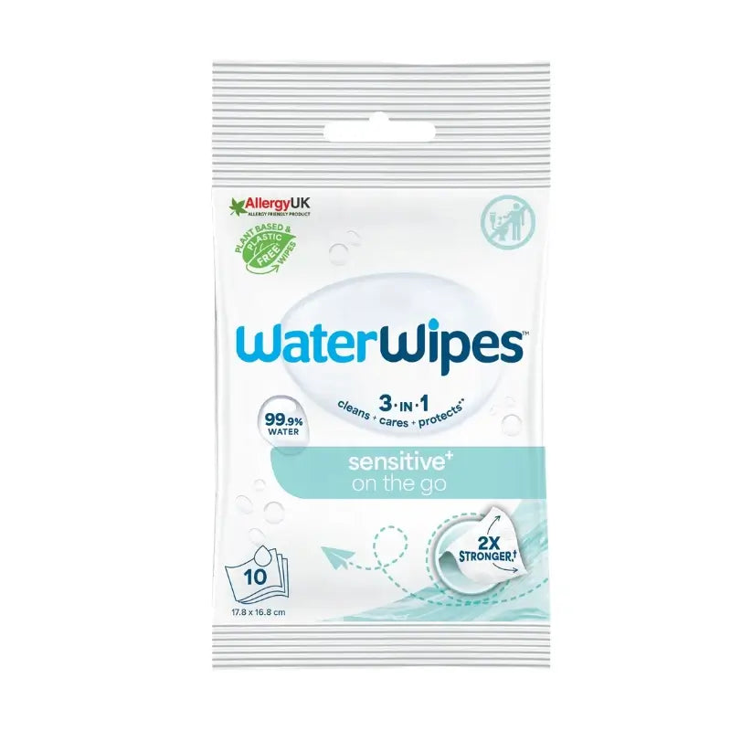 Waterwipes Toallitas Para Llevar, 10 unidades