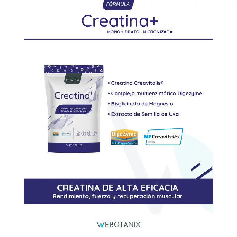 Webotanix Creatina Fórmula, 175 g