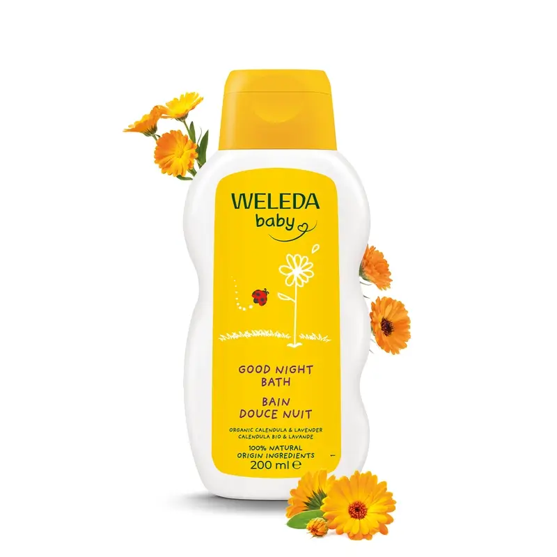 Weleda Caléndula Baño Buenas Noches, 200 ml