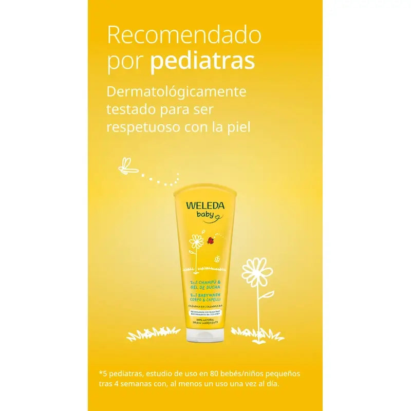 Weleda Baby Champú y Gel de Ducha Caléndula 200 ml