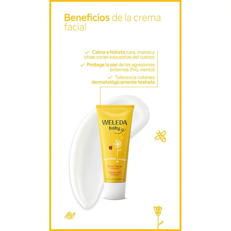 Weleda Baby Crema Facial de Caléndula 50 ml