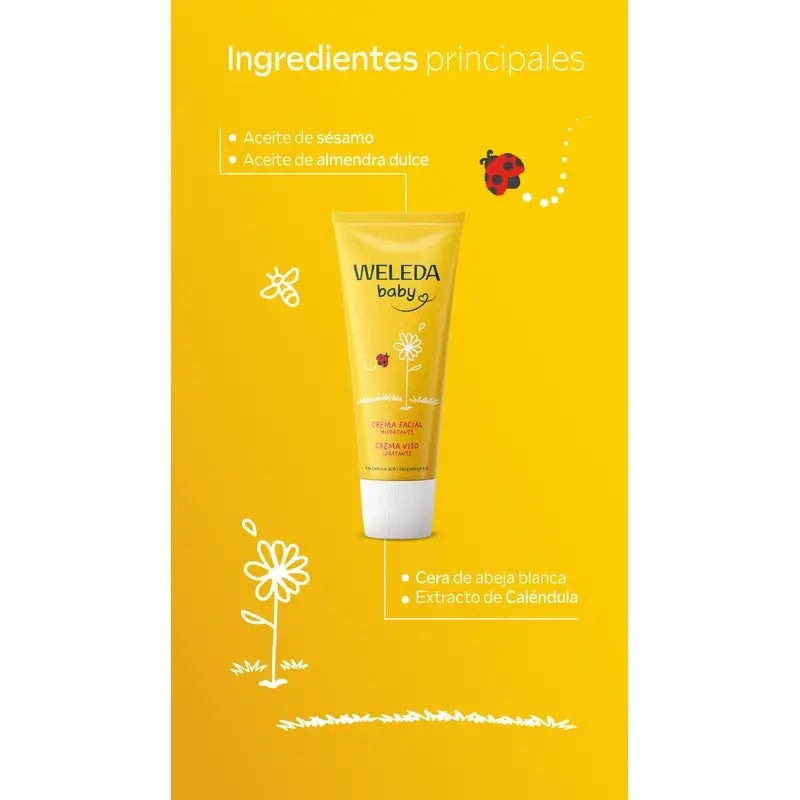 Weleda Baby Crema Facial de Caléndula 50 ml