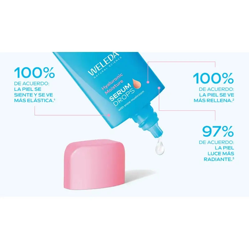 Weleda Sérum Hidratante Booster Drops Con Ácido Hialurónico, 30 ml
