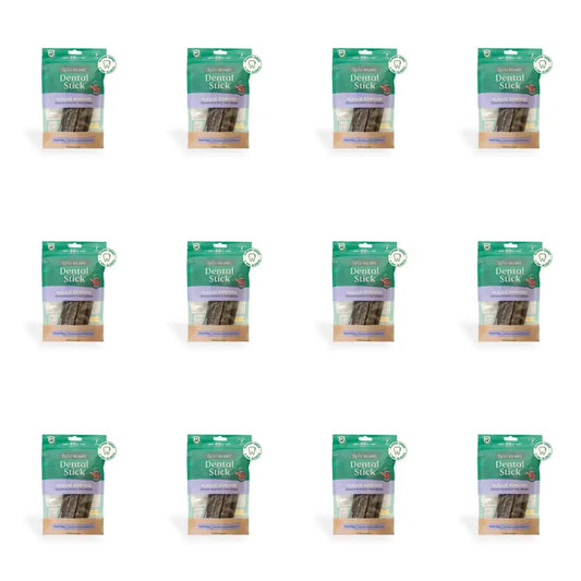 Wild Balance Snacks Stick Dental Fuera Placa , 7 sticks, Pack de 12