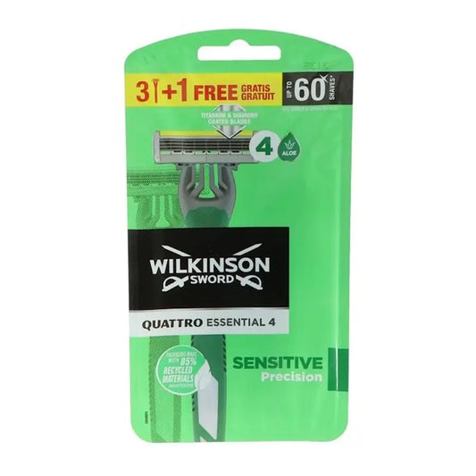 Wilkinson Quattro Titanium Sensitive Bolsa 3+1