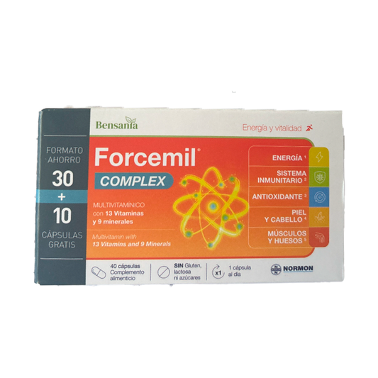 Normovital Forcemil Complex 30+10 Cápsulas