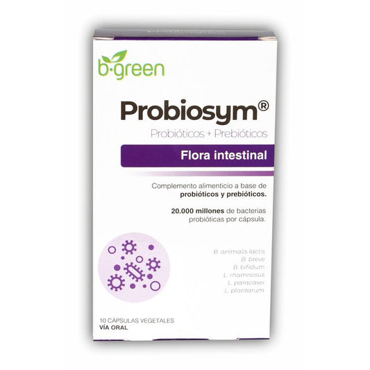 B'Green Probiosym, 10 cápsulas