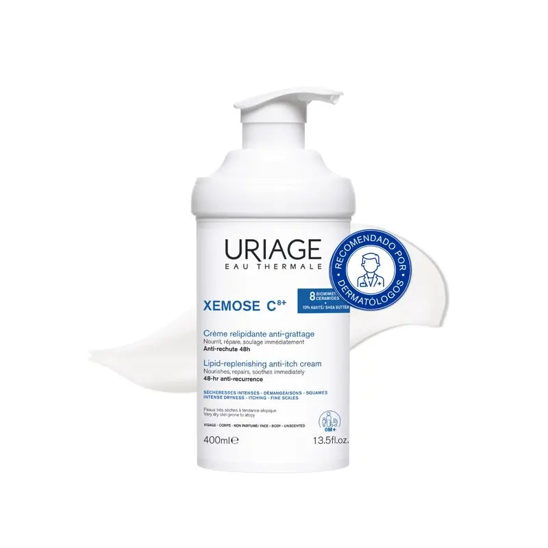 Uriage Xemose C8+ Crema Relipidizante Anti-picor 400ml