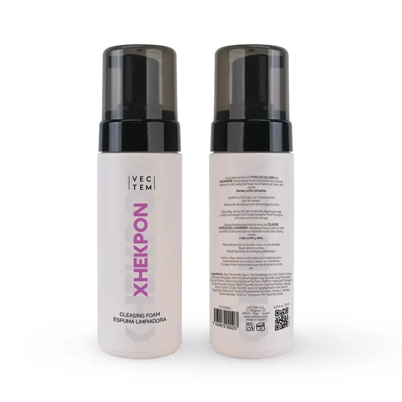 Xhekpon Espuma Limpiadora Con Colágeno, 150 ml