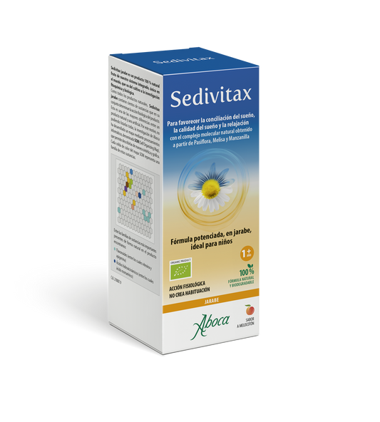 Aboca Sedivitax Pediatric Jarabe Favorece La Conciliación Y Mejora La Calidad Del Sueño Y Relajación, Con Pasiflora, 220 g