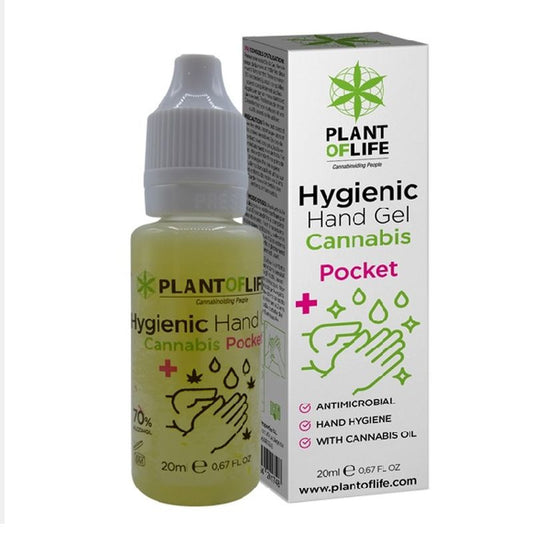 Plant Of Life Alcogel Con Cannabis Ecologico , 20 ml