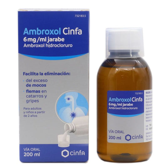 Ambroxol jarabe Cinfa 6mg/ml 1 frasco 200ml