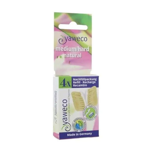 Yaweco Recambios Cepillo Dent. Nature Hard 4Ud.
