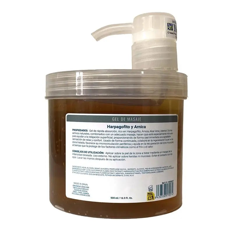 Ynsadiet Gel Muscular Efecto Relajante Arnica-Harpago 500Ml