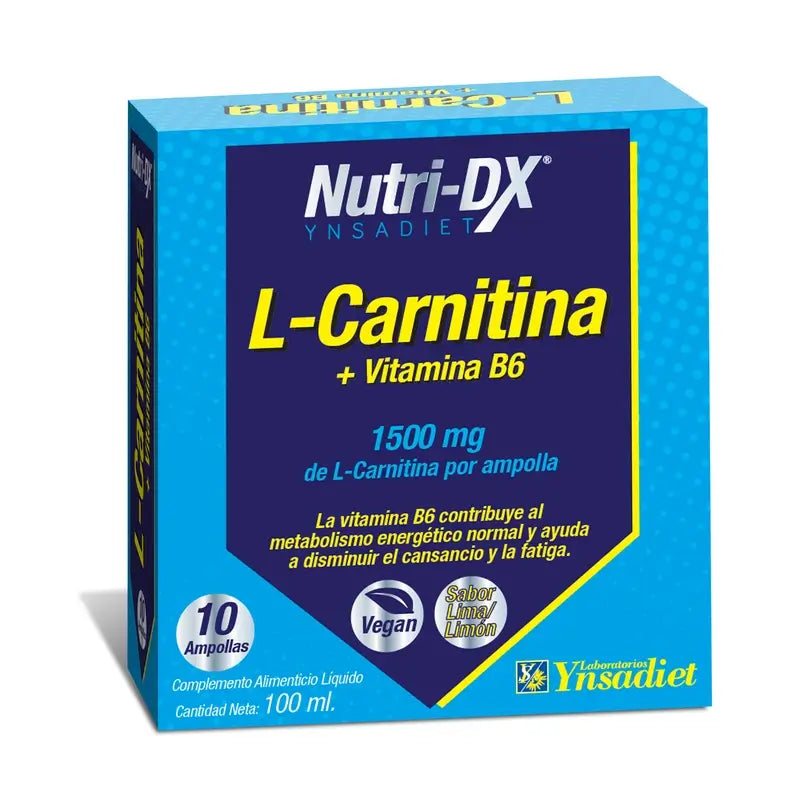 Ynsadiet L-Carnitina 1500Mg. 10Amp. Nutri-Dx