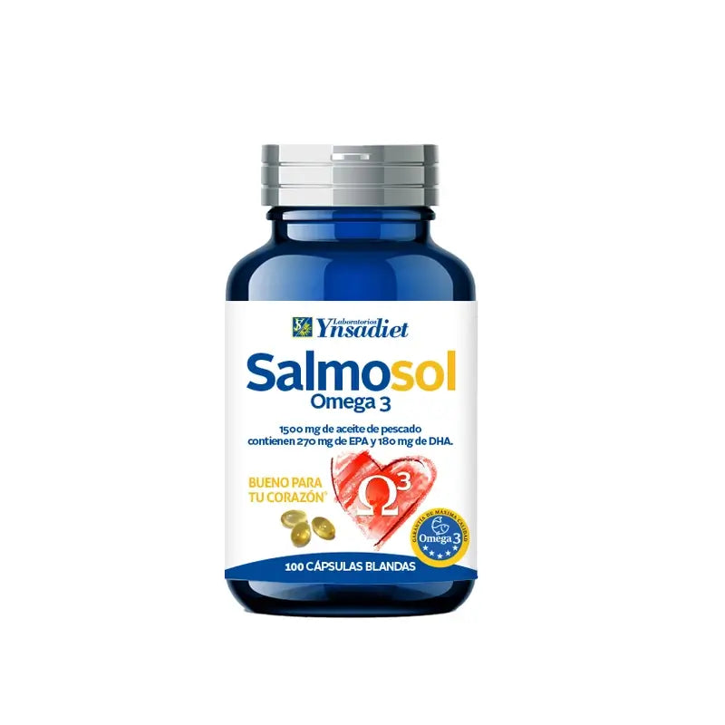 Ynsadiet Salmosol Salmon 500Mg. 100 Perlas