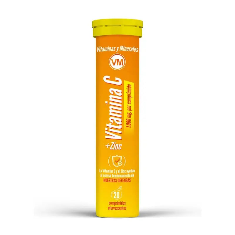 Ynsadiet Vitamina C + Zinc, 20 Comprimidos Efervercentes