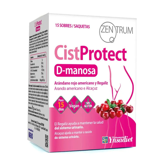 Ynsadiet Zentrum Cistprotect D- Manosa, 15 Sobres