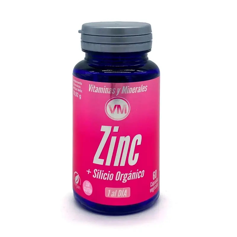 Ynsadiet Zinc + Silicio Organico , 60 cápsulas