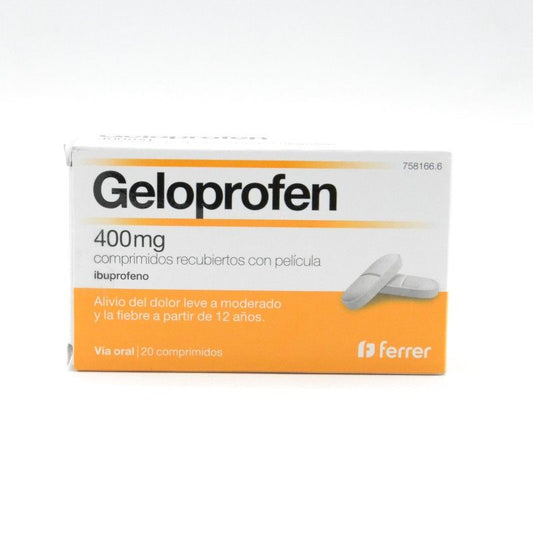 Geloprofen 400 mg, 20 Comprimidos Recubiertos