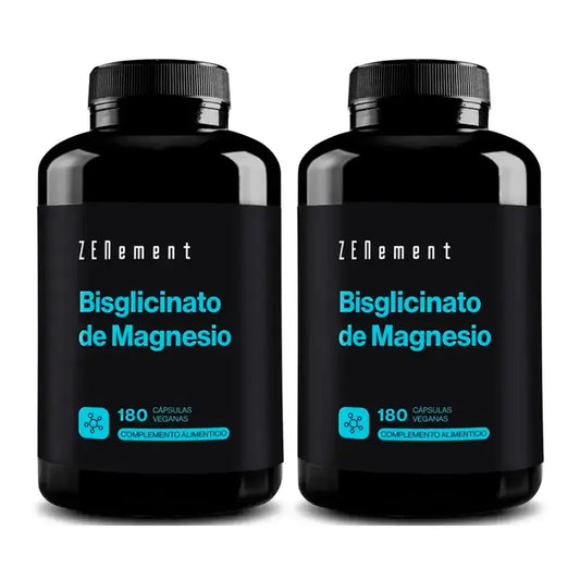 Zenement Bisglicinato De Magnesio, Pack 2 x 180 cápsulas veganas