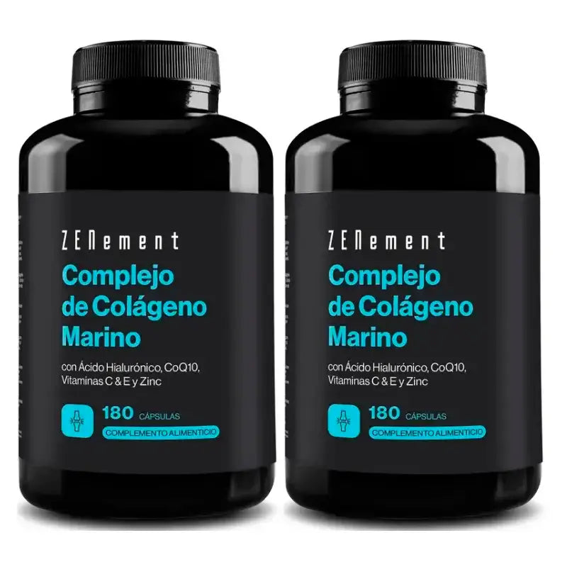 Zenement Complejo De Colágeno Marino, Pack 2 x  180 cápsulas