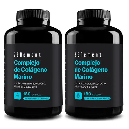 Zenement Complejo De Colágeno Marino, Pack 2 x  180 cápsulas