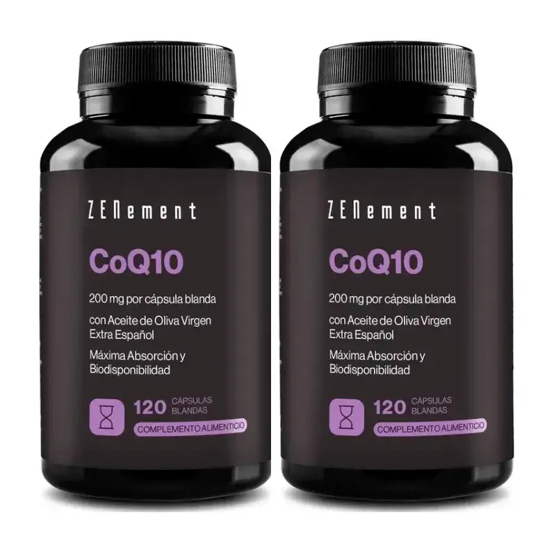 Zenement Coq10 200 Mg, Pack 2 x 120 cápsulas blandas