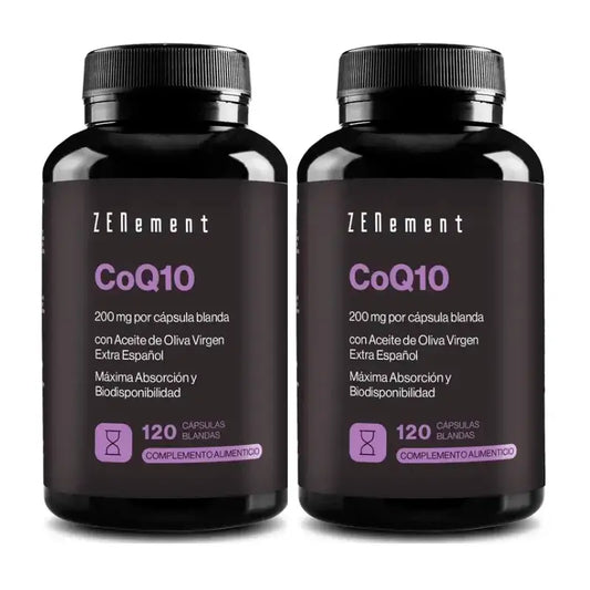 Zenement Coq10 200 Mg, Pack 2 x 120 cápsulas blandas