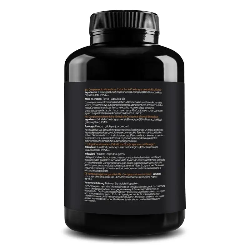 Zenement Cordyceps Sinensis Ecológico, 180 cápsulas veganas