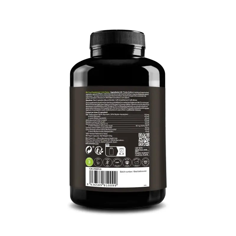 Zenement Detox Hígado, 180 cápsulas veganas