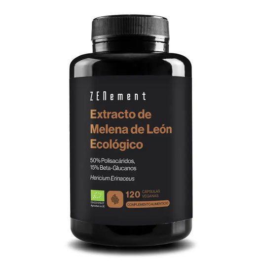 Zenement Extracto De Melena De León Ecológico, 120 cápsulas veganas