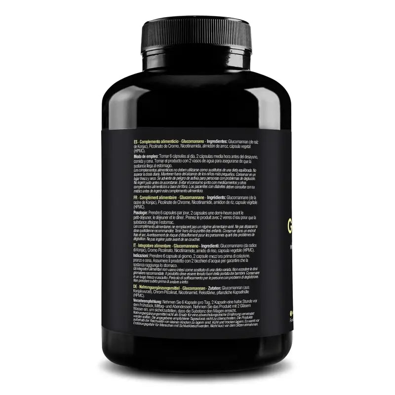 Zenement Glucomanano Saciante Natural, 180 cápsulas veganas