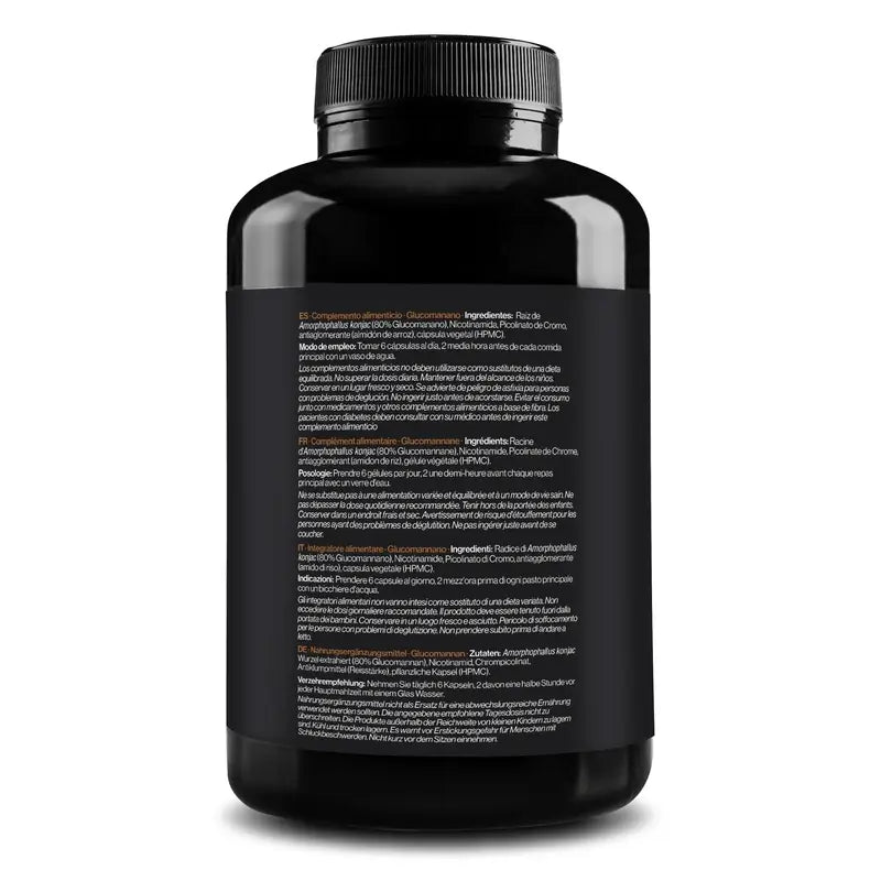 Zenement Glucomanano Saciante Natural, 180 cápsulas veganas