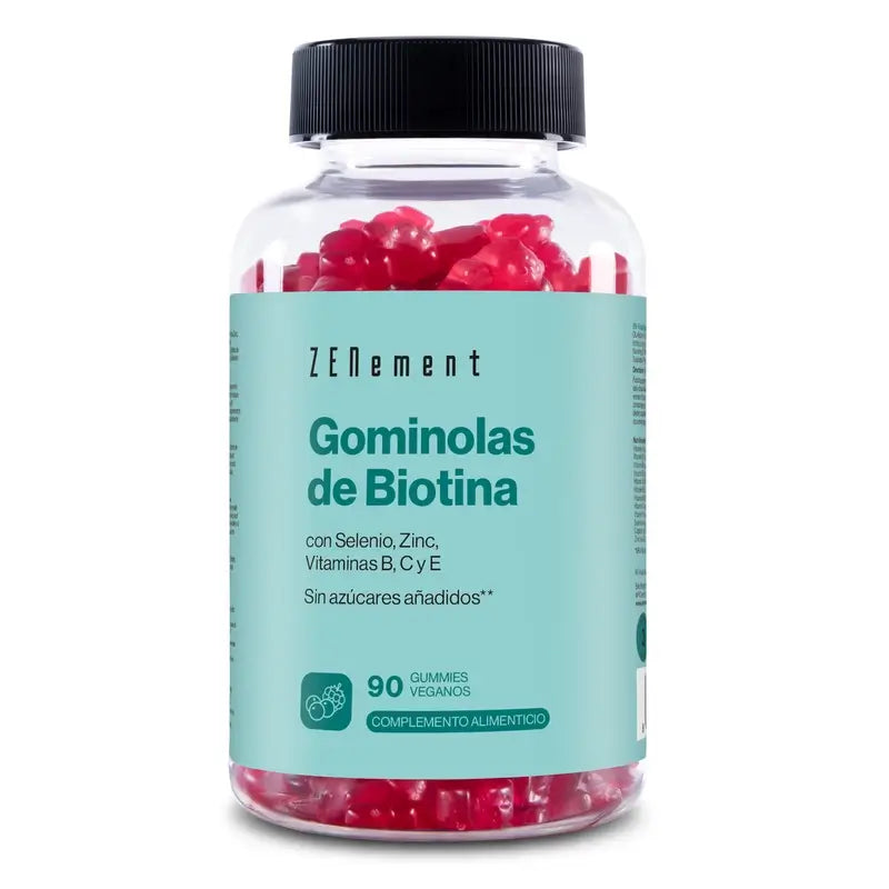Zenement Gummies De Biotina, 90 gominolas veganas
