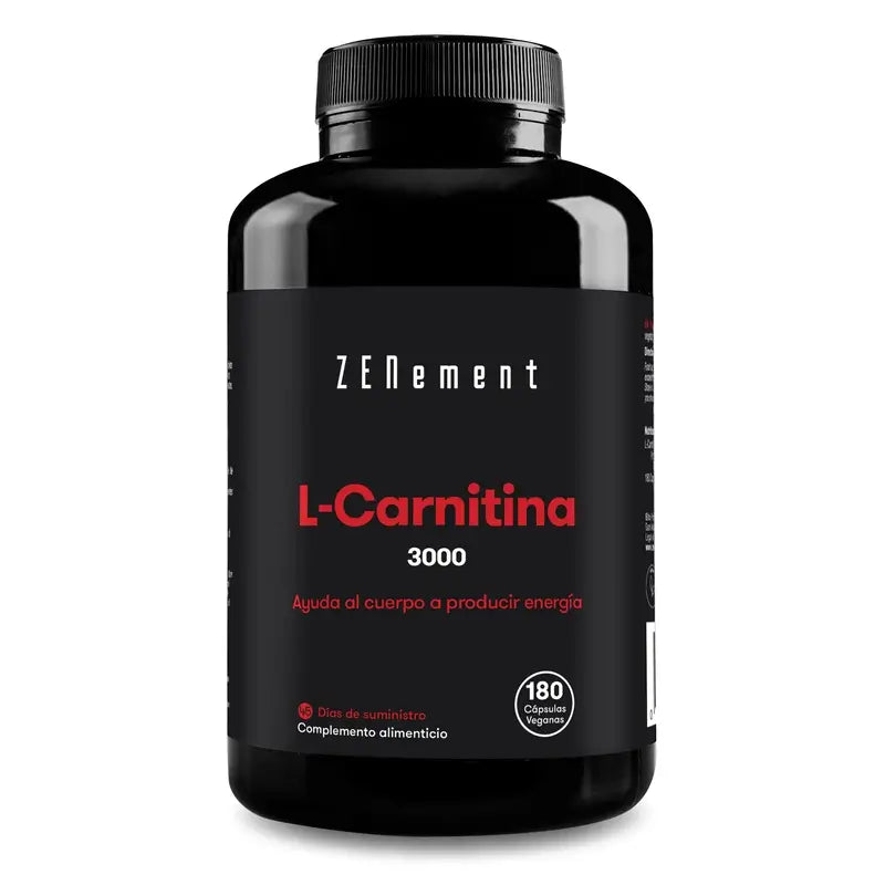 Zenement L-Carnitina, 180 cápsulas veganas