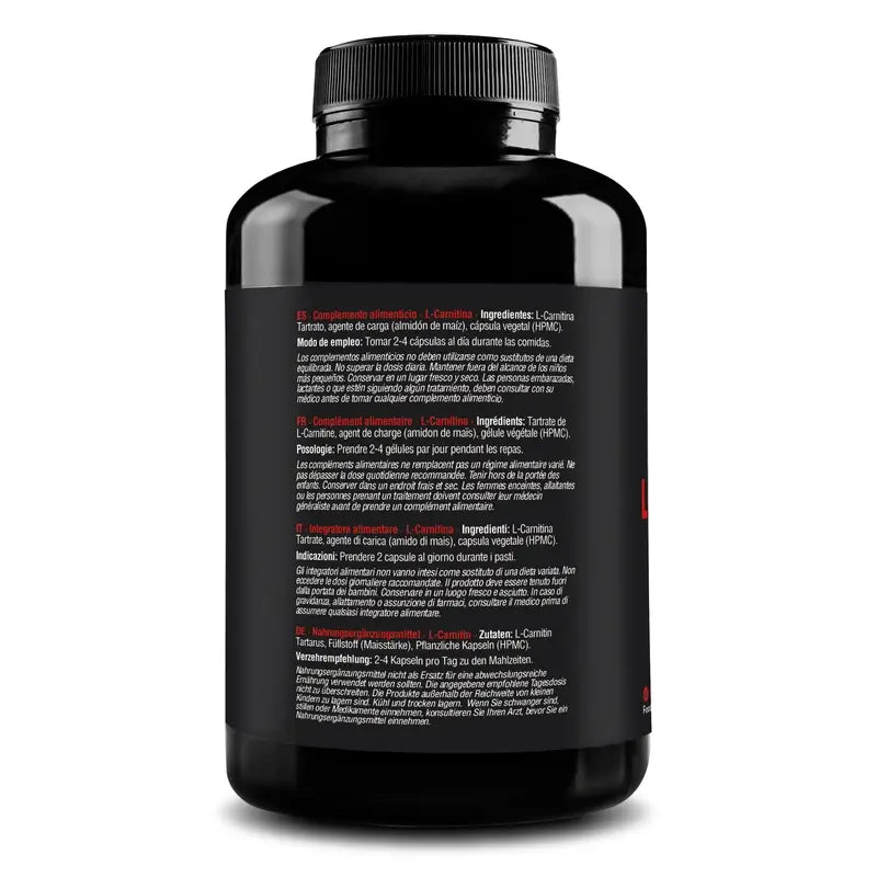 Zenement L-Carnitina, 180 cápsulas veganas