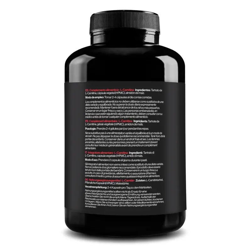 Zenement L-Carnitina, 180 cápsulas veganas