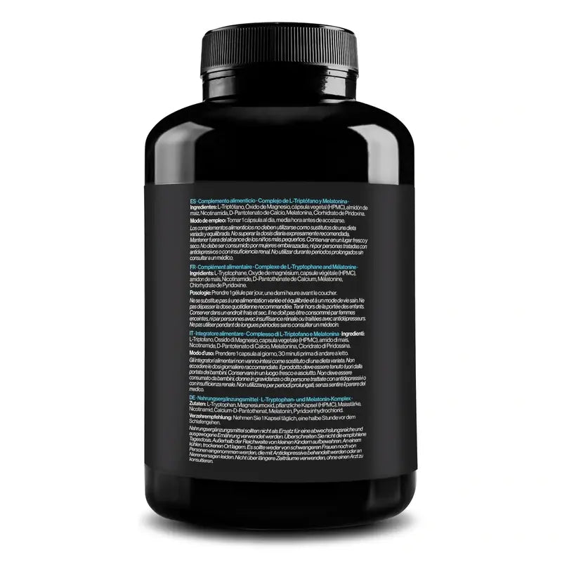 Zenement L-Triptófano Y Melatonina Complex, 180 cápsulas veganas