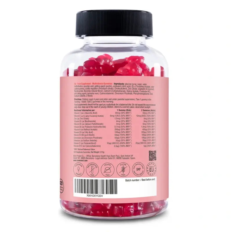 Zenement Multivitaminas Gummies, 120 gominolas vegetarianas