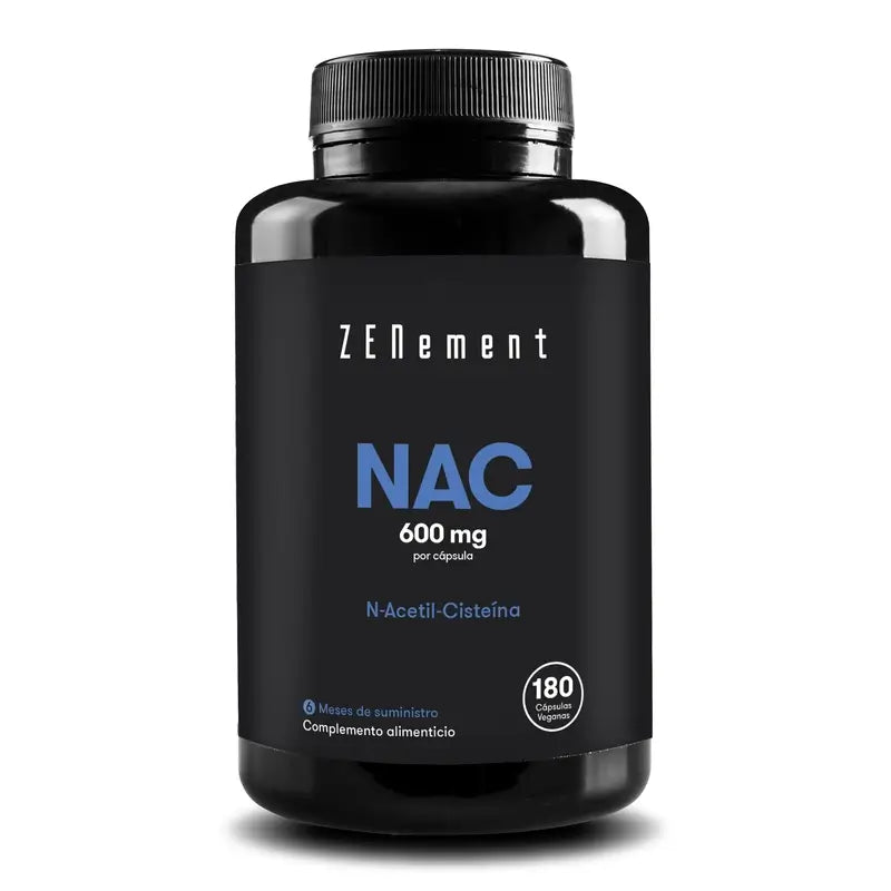 Zenement Nac 600 Mg, 180 cápsulas veganas