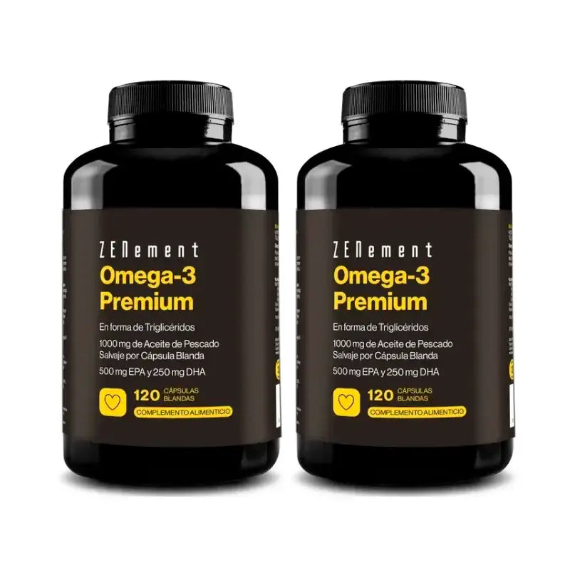 Zenement Omega-3 Premium, Pack 2 x 120 cápsulas blandas