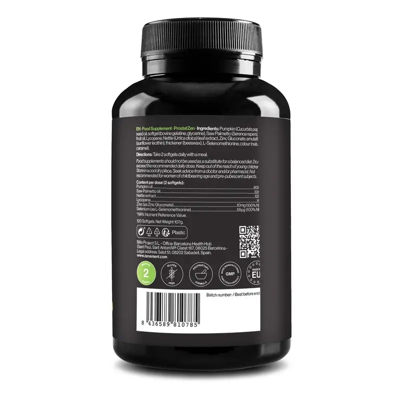 Zenement Prostatzen, 120 cápsulas blandas