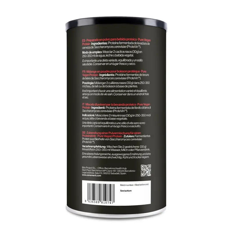 Zenement Pure Vegan Protein, 750 g