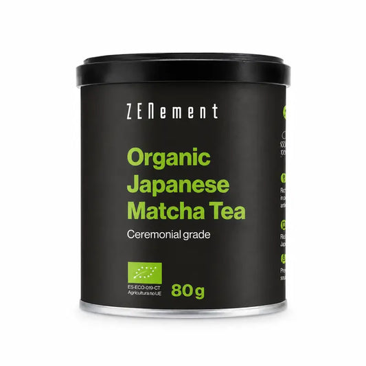 Zenement Té Matcha Japonés Ecológico Grado Ceremonial, 80 g