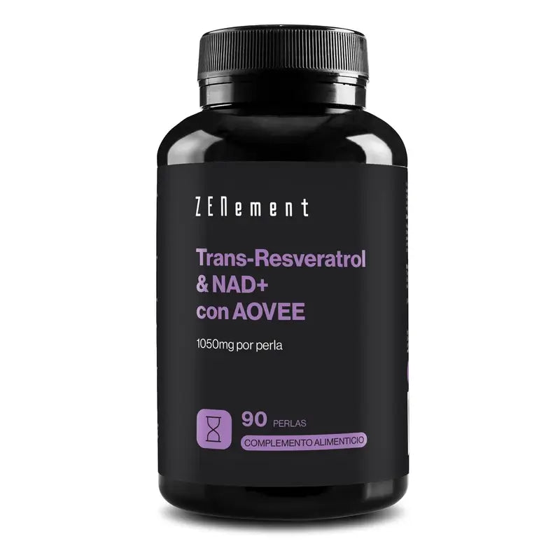 Zenement Trans-Resveratrol & Nad+ Con Aove, 90 cápsulas blandas